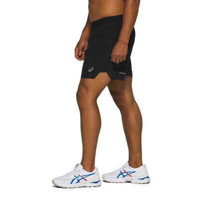 Asics Men's Road 2-N-1 7inch Shorts - BlackToe Running#colour_performance-black