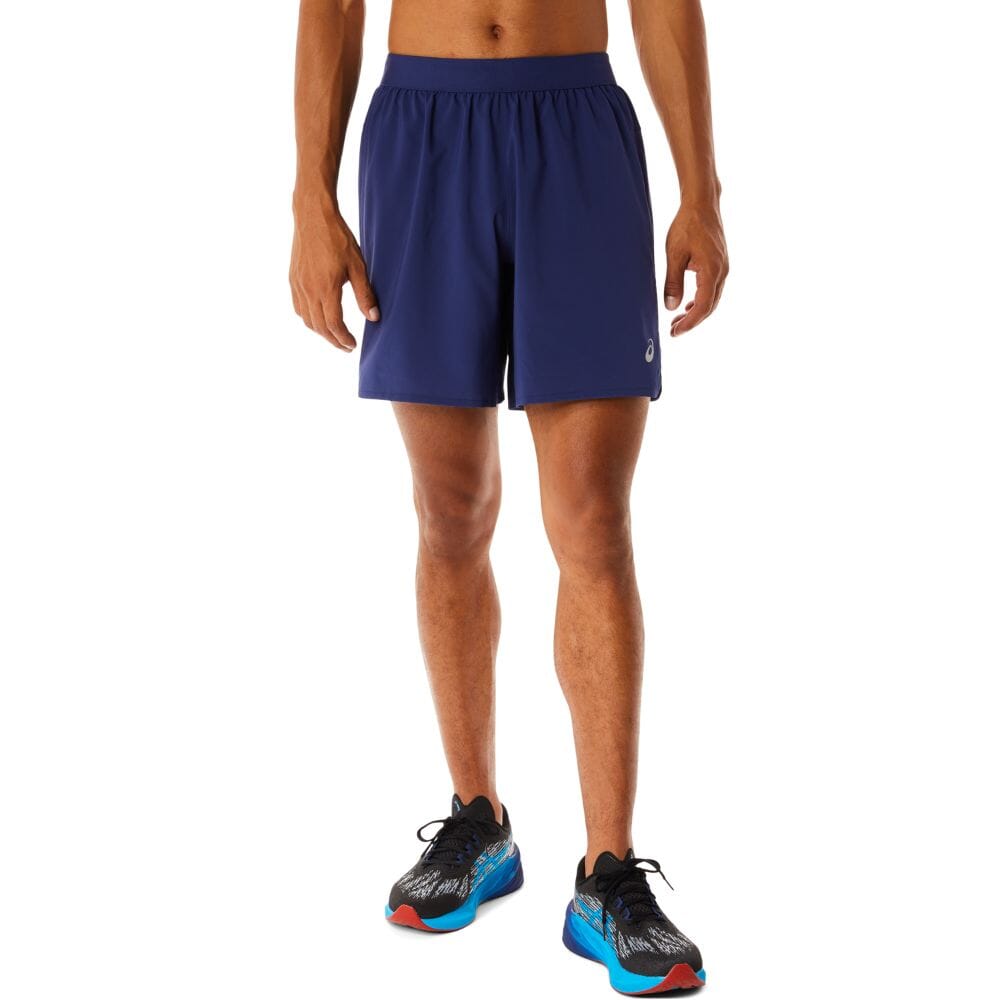 Asics Men's Road 2-N-1 7inch Short - BlackToe Running#colour_indigo-blue