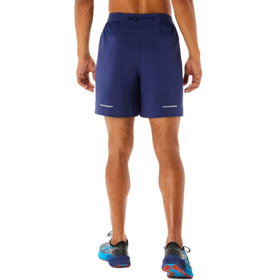 Asics Men's Road 2-N-1 7inch Short - BlackToe Running#colour_indigo-blue