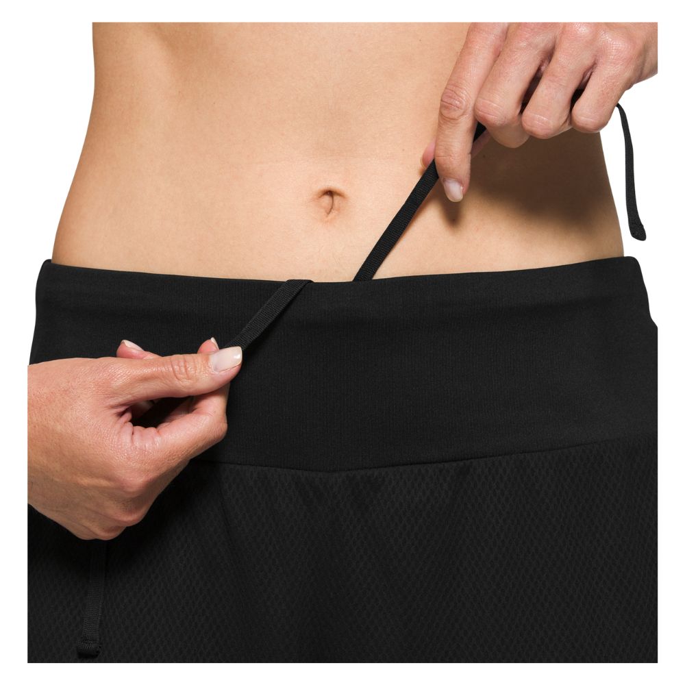 Asics Women's Ventilate 2-N-1 3.5inch Short Women's Shorts - BlackToe Running#colour_performance-black