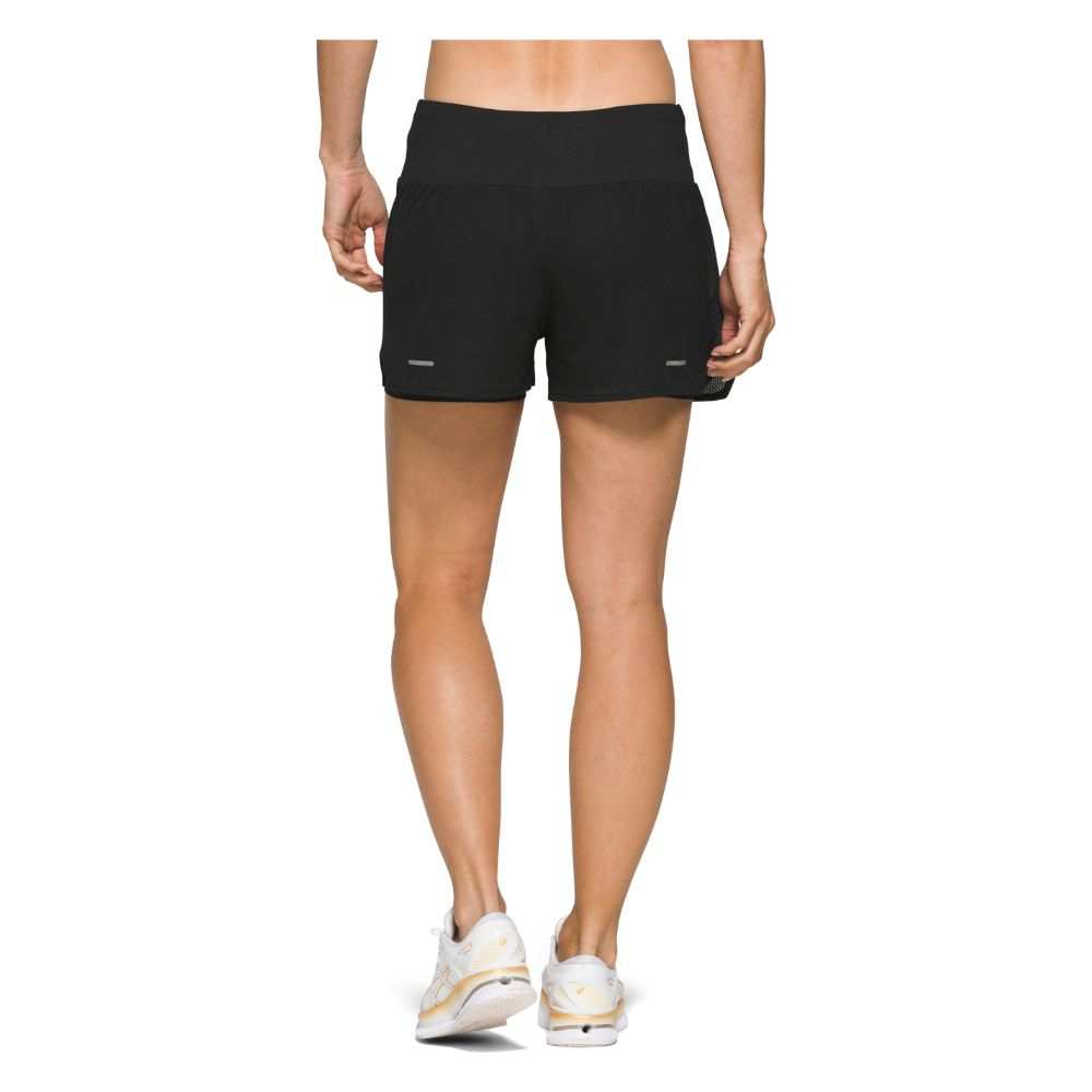 Asics Women's Ventilate 2-N-1 3.5inch Short Women's Shorts - BlackToe Running#colour_performance-black