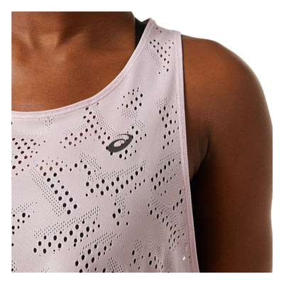 Asics Women's Ventilate Actibreeze Tank Women's Tops - BlackToe Running#colour_barely-rose