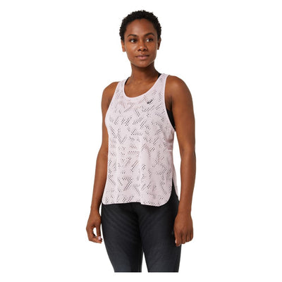 Asics Women's Ventilate Actibreeze Tank Women's Tops - BlackToe Running#colour_barely-rose