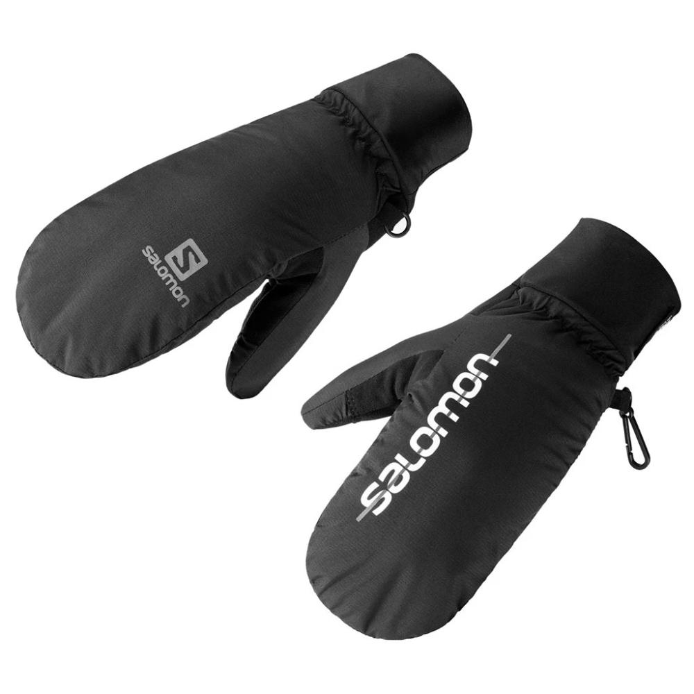 Salomon RS Warm Mitten Gloves - BlackToe Running#colour_black