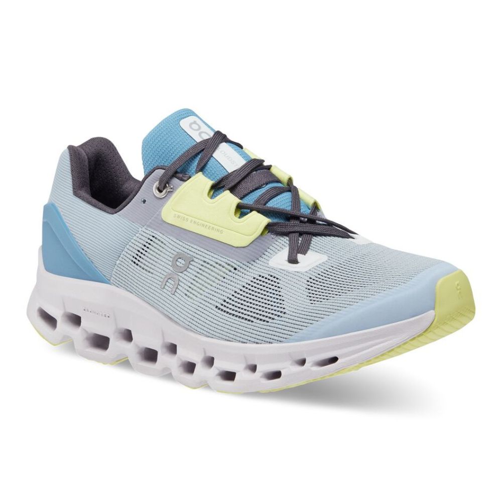 On Running Women's Cloudstratus - BlackToe Running#colour_chambray-lavender
