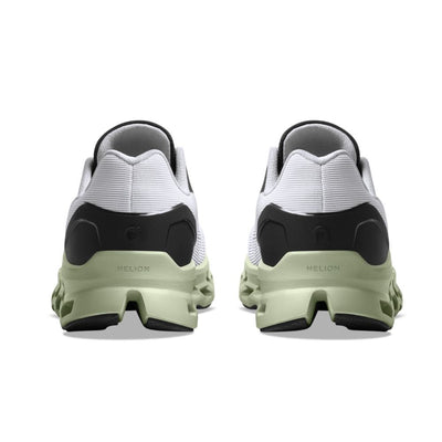 On Running Women's Cloudstratus - BlackToe Running#colour_white-black