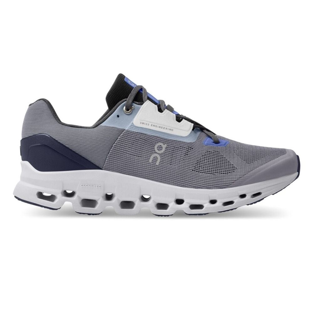 On Running Men's Cloudstratus - BlackToe Running#colour_fossil-midnight