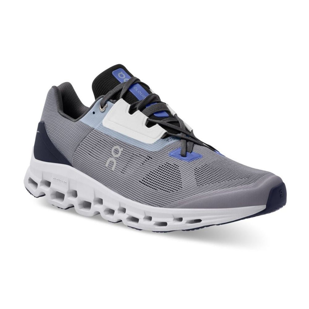 On Running Men's Cloudstratus - BlackToe Running#colour_fossil-midnight