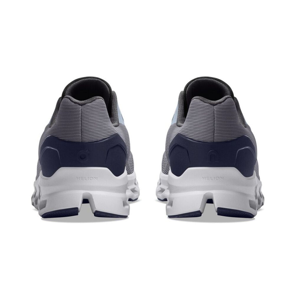 On Running Men's Cloudstratus - BlackToe Running#colour_fossil-midnight