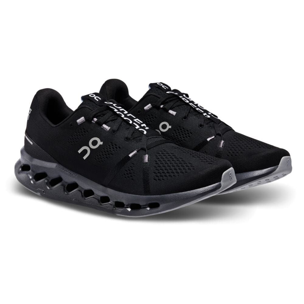 On Running Men's Cloudsurfer Men's Shoes - BlackToe Running#colour_all-black