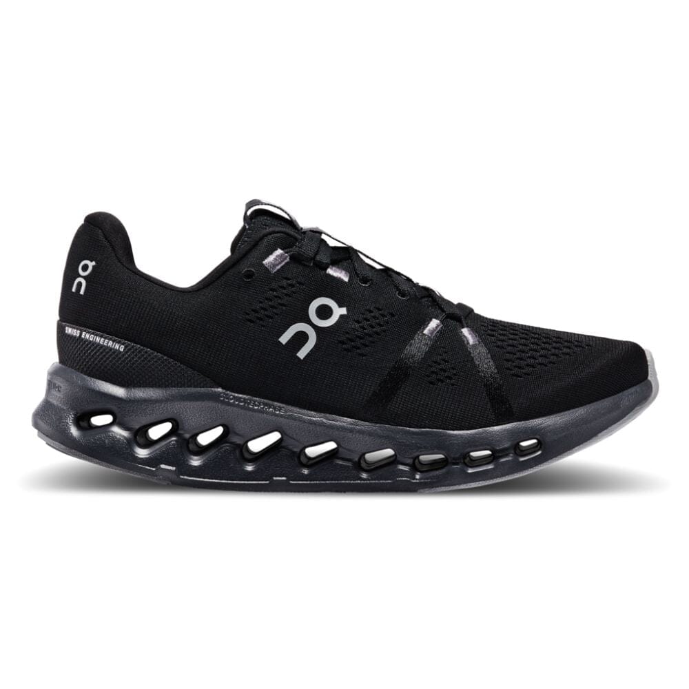 On Running Women's Cloudsurfer Women's Shoes - BlackToe Running#colour_all-black