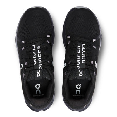 On Running Women's Cloudsurfer Women's Shoes - BlackToe Running#colour_all-black