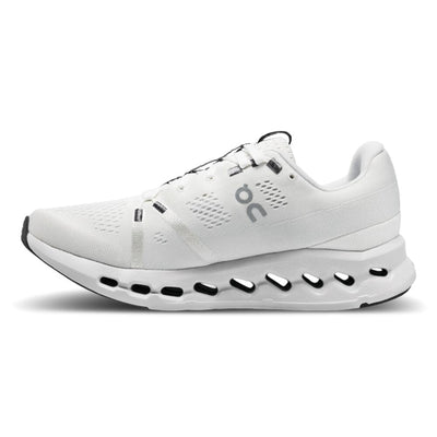 On Running Women's Cloudsurfer Women's Shoes - BlackToe Running#colour_white-frost