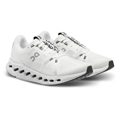 On Running Women's Cloudsurfer Women's Shoes - BlackToe Running#colour_white-frost