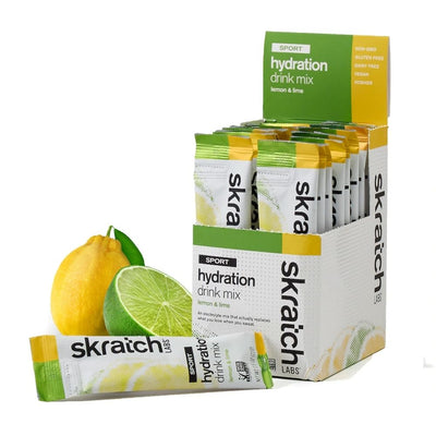 Skratch Labs Sport Hydration Drink Mix - 20 Pack - BlackToe Running#flavour_lemon-lime