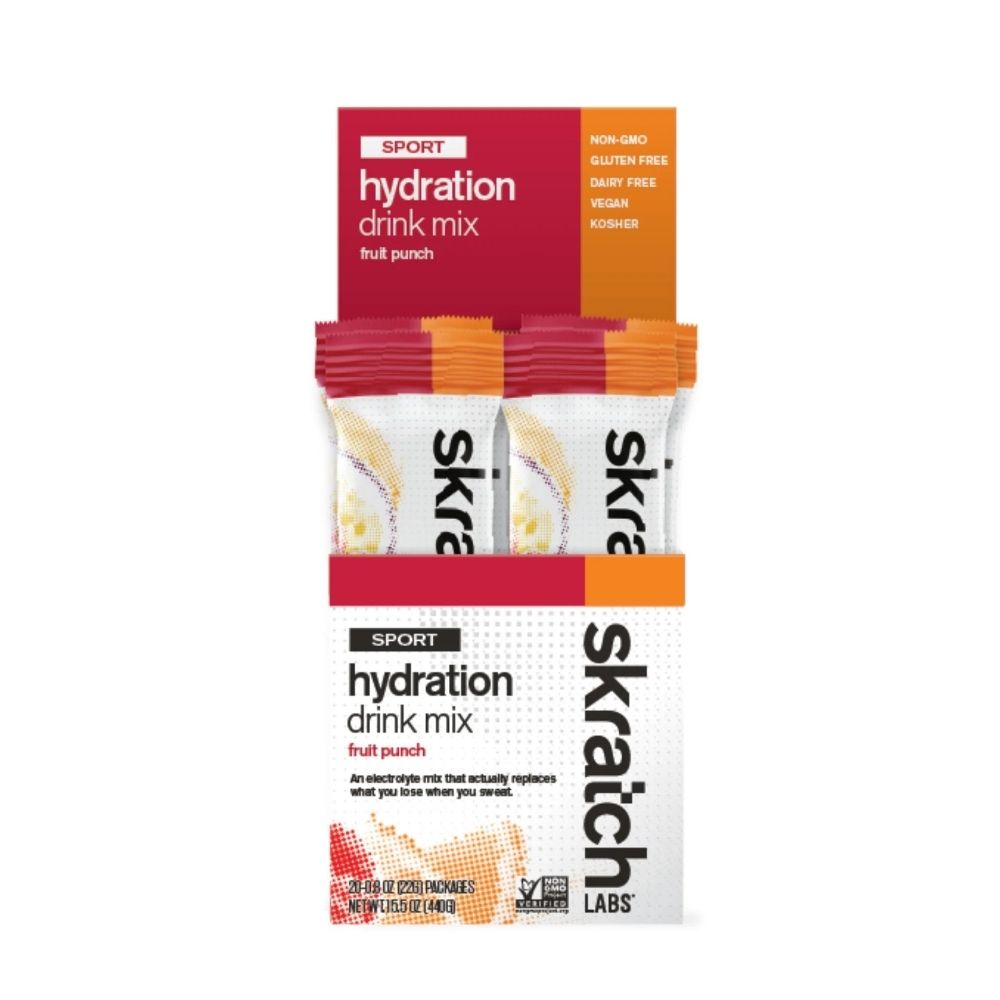 Skratch Labs Sport Hydration Drink Mix - 20 Pack - BlackToe Running#flavour_fruit-punch