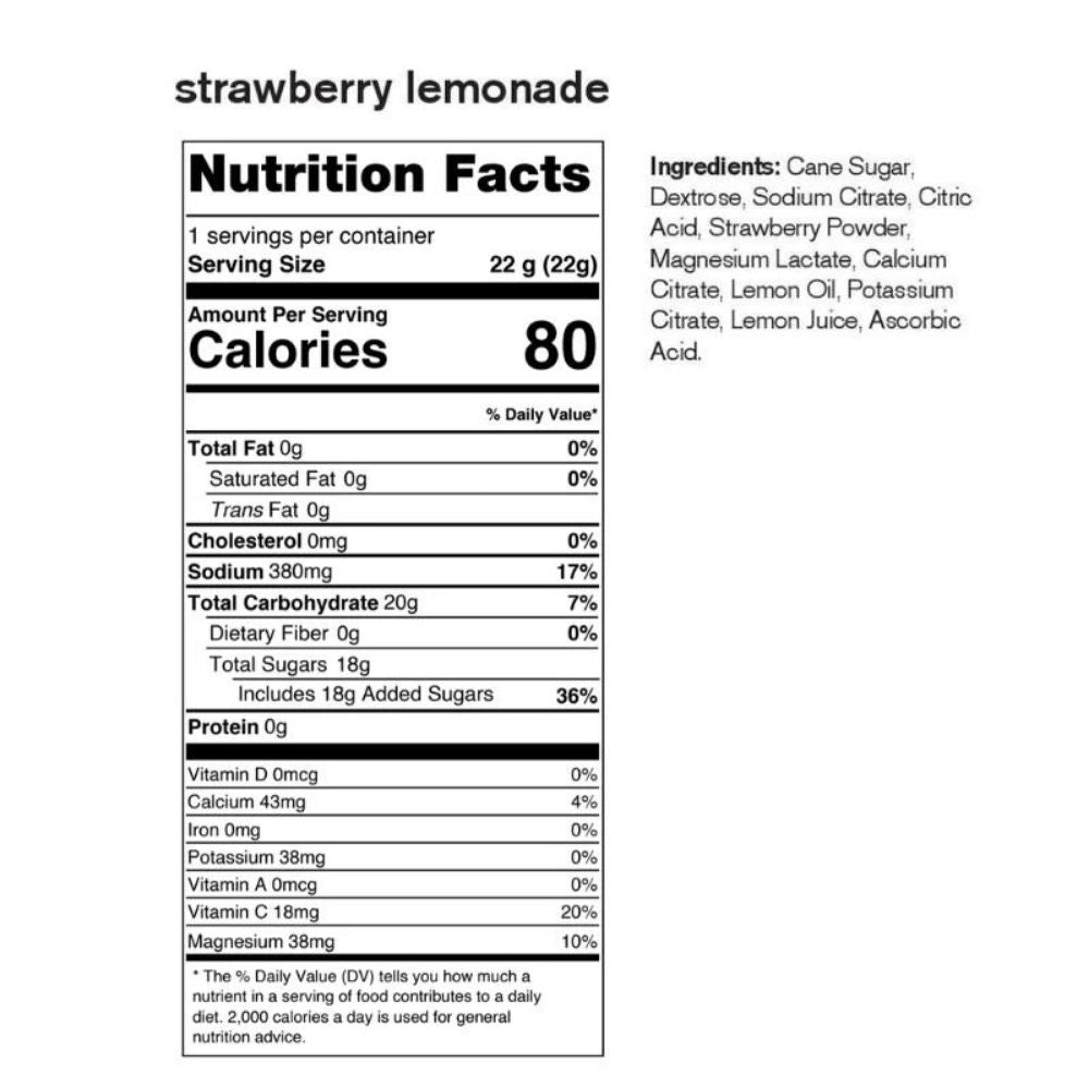 Skratch Labs Sport Hydration Drink Mix - 20 Pack - BlackToe Running#flavour_strawberry-lemonade