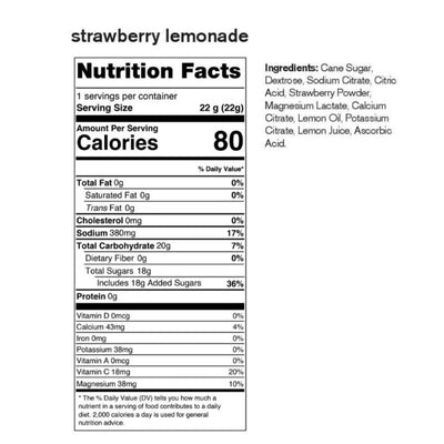 Skratch Labs Sport Hydration Drink Mix - 20 Pack - BlackToe Running#flavour_strawberry-lemonade
