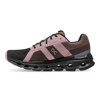 On Running Women's Cloudrunner Waterproof Women's Shoes - BlackToe Running#colour_black-grape