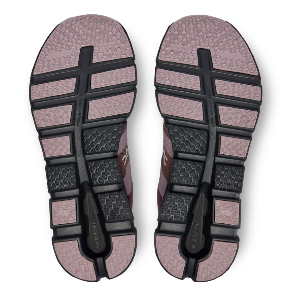 On Running Women's Cloudrunner Waterproof Women's Shoes - BlackToe Running#colour_black-grape