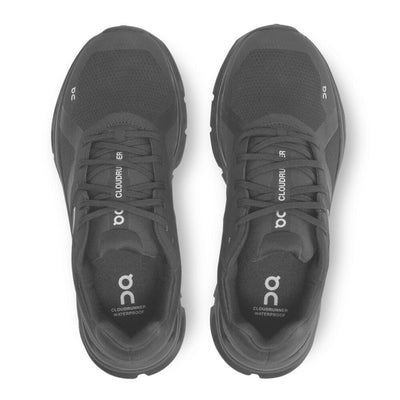 On Running Women's Cloudrunner Waterproof Women's Shoes - BlackToe Running#colour_black