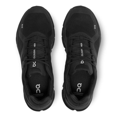 On Running Men's Cloudrunner Waterproof Men's Shoes - BlackToe Running#colour_black