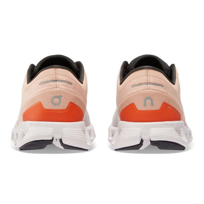 On Running Women's Cloud X 3 Women's Shoes - BlackToe Running#colour_rose-sand