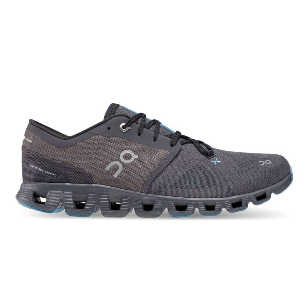 On Running Men's Cloud X 3 Men's Shoes - BlackToe Running#colour_eclipse-magnet