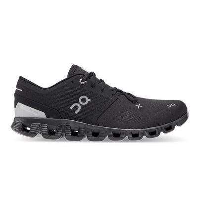 On Running Men's Cloud X 3 Men's Shoes - BlackToe Running#colour_black