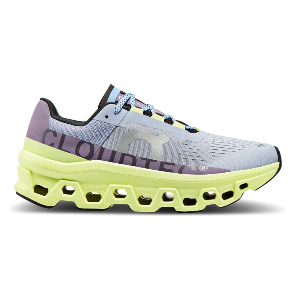 On Running Women's Cloudmonster Women's Shoes - BlackToe Running#colour_nimbus-hay