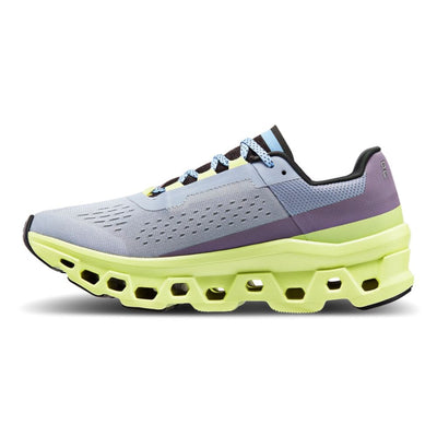 On Running Women's Cloudmonster Women's Shoes - BlackToe Running#colour_nimbus-hay