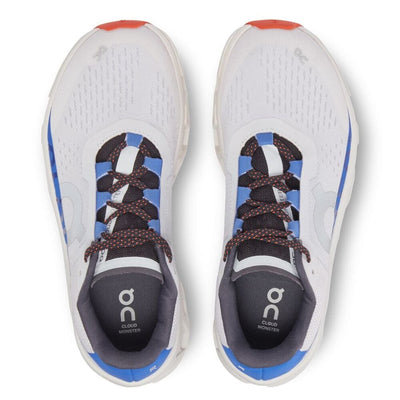 On Running Women's Cloudmonster Women's Shoes - BlackToe Running#colour_frost-cobalt