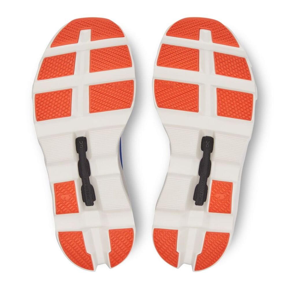 On Running Women's Cloudmonster Women's Shoes - BlackToe Running#colour_frost-cobalt
