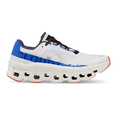 On Running Women's Cloudmonster Women's Shoes - BlackToe Running#colour_frost-cobalt