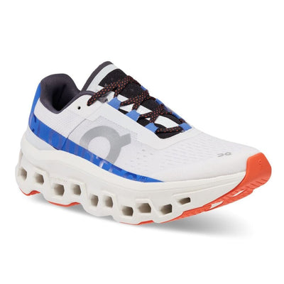 On Running Women's Cloudmonster Women's Shoes - BlackToe Running#colour_frost-cobalt