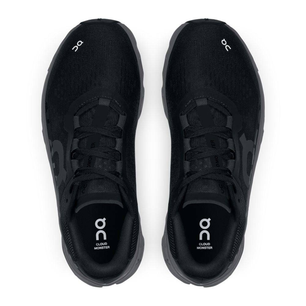 On Running Women's Cloudmonster - BlackToe Running#colour_black-magnet