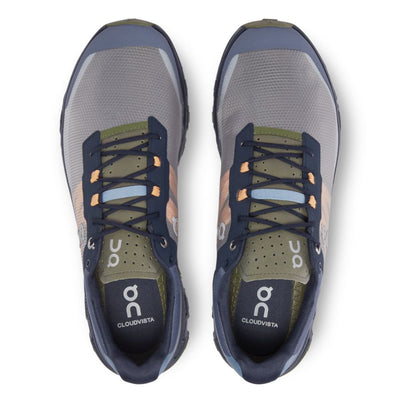 On Running Men's Cloudvista Men's Shoes - BlackToe Running#colour_midnight-olive