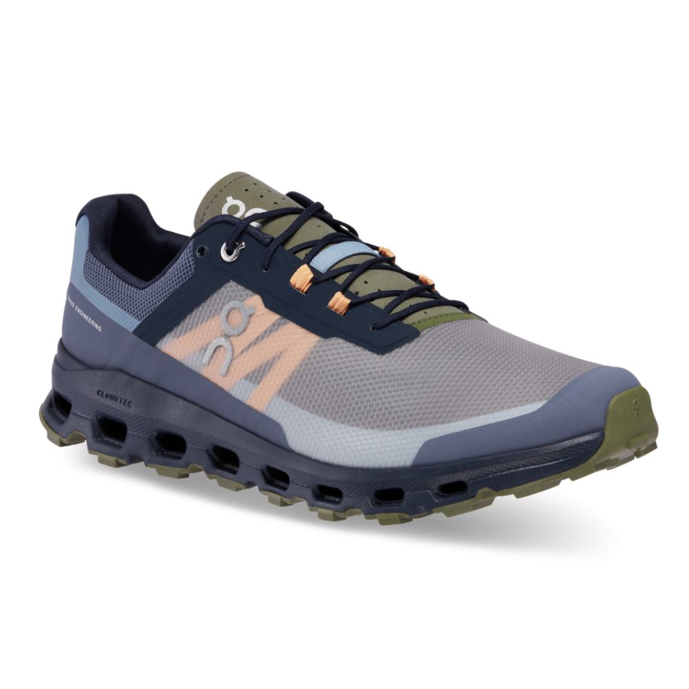 On Running Men's Cloudvista Men's Shoes - BlackToe Running#colour_midnight-olive