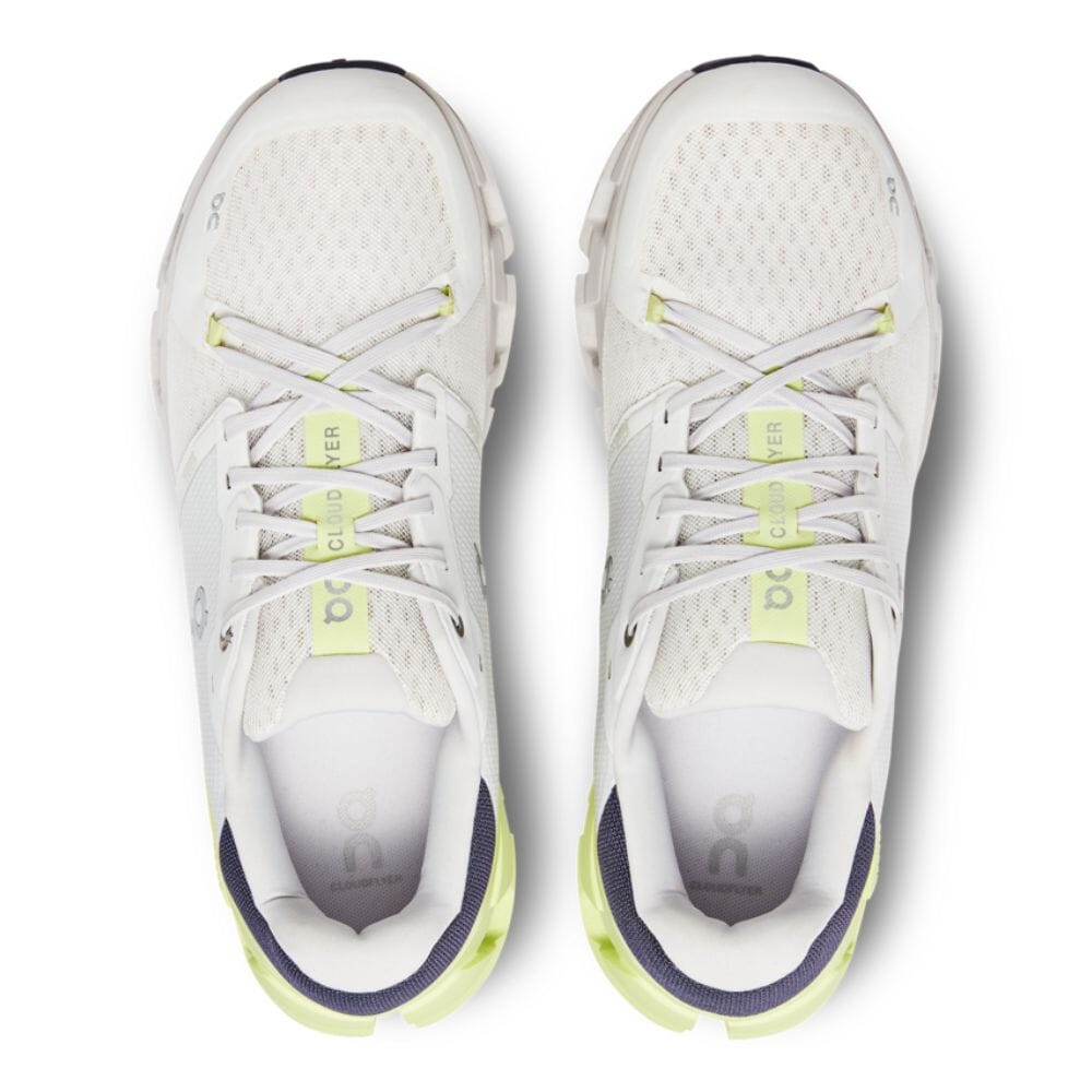 On Running Men's Cloudflyer 4 Men's Shoes - BlackToe Running#colour_white-hay