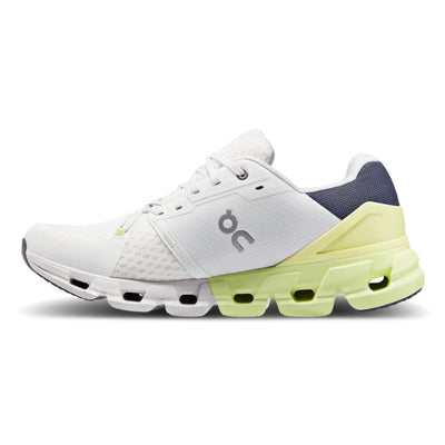 On Running Men's Cloudflyer 4 Men's Shoes - BlackToe Running#colour_white-hay