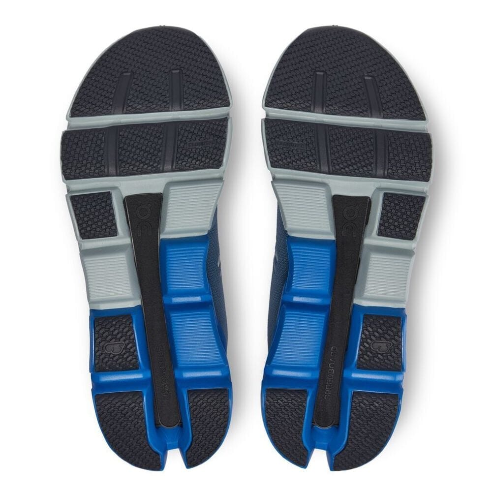 On Running Men's Cloudflyer 4 Men's Shoes - BlackToe Running#colour_metal-lapis