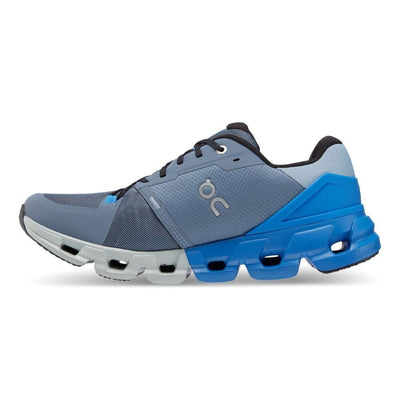 On Running Men's Cloudflyer 4 Men's Shoes - BlackToe Running#colour_metal-lapis