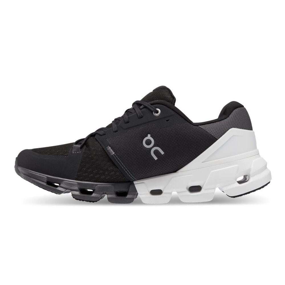 On Running Men's Cloudflyer 4 Men's Shoes - BlackToe Running#colour_black-white