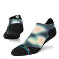 Stance Run Heat Ultralight Cushion Tab Socks - BlackToe Running#colour_washed-black