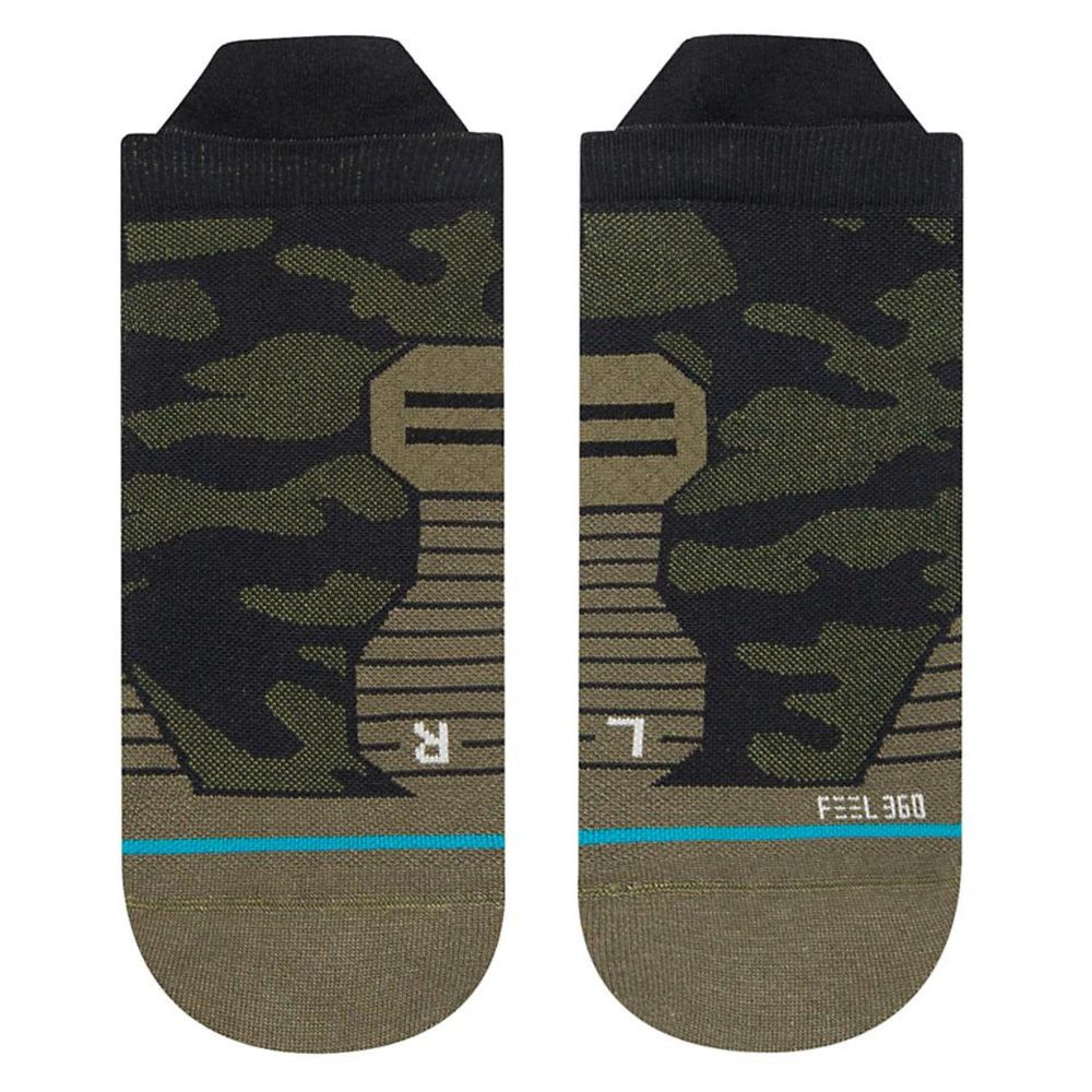 Stance Run Klicks Ultralight Cushion Tab Socks - BlackToe Running