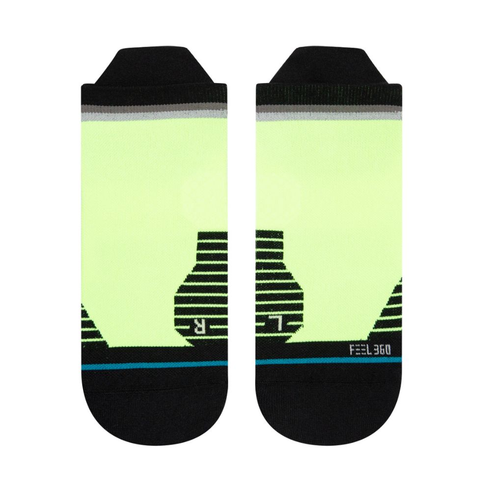 Stance Run Maxed Ultralight Cushion Tab Socks - BlackToe Running