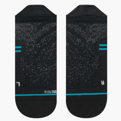 Stance Unisex - Ultra Tab Run - Run Tab Socks - BlackToe Running#colour_black