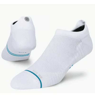 Stance Unisex - Ultra Tab Run - Run Tab Socks - BlackToe Running#colour_white
