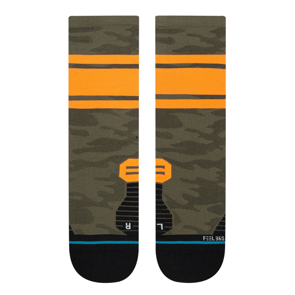 Stance - Run Sargent Crew - BlackToe Running#colour_army