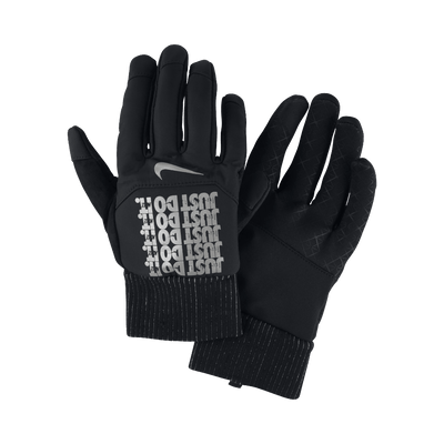 Nike Men's Shield JDI Flash Gloves Gloves - BlackToe Running - S 